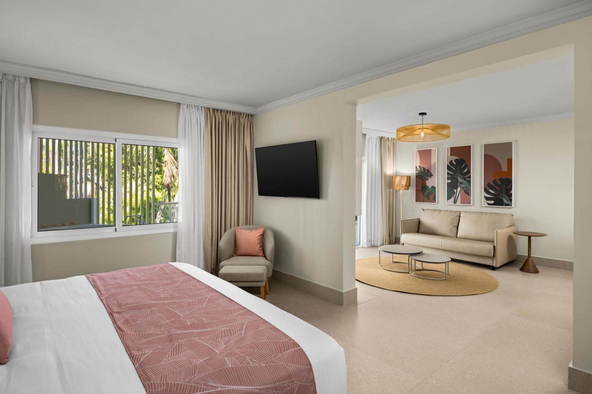 Club Junior Suite mit Kingsize-Bett – tropische Aussicht